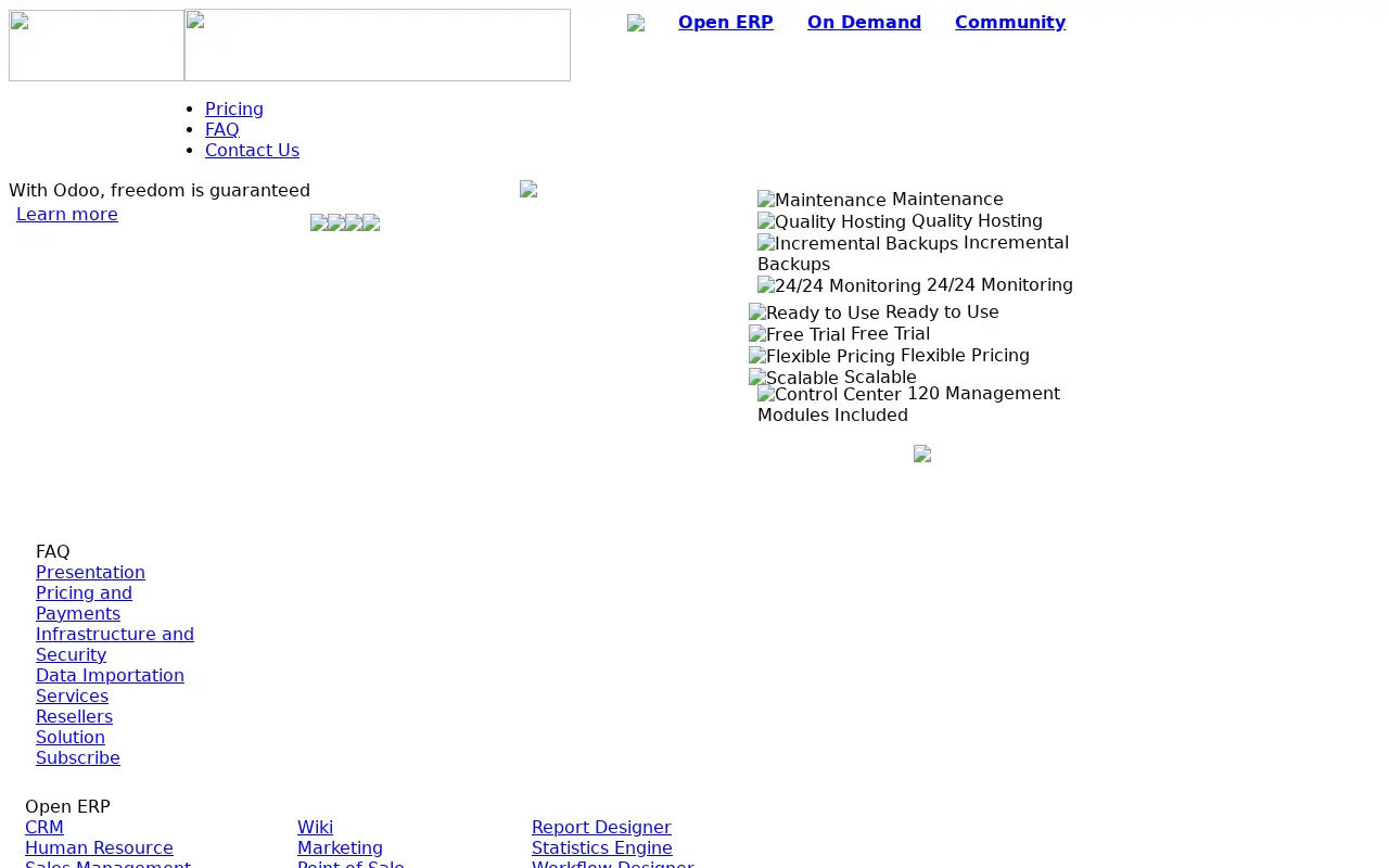 odoo.com in 2010