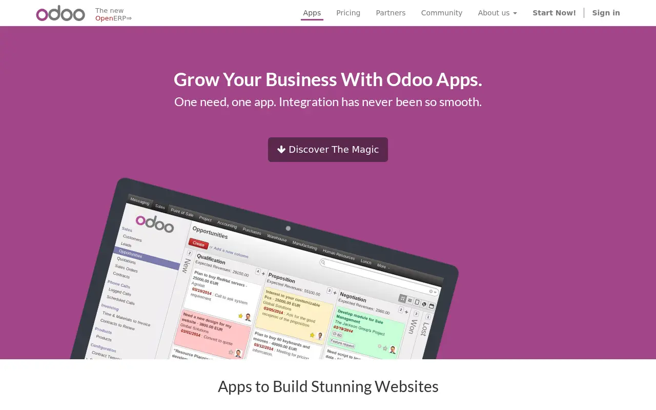 odoo.com in 2014