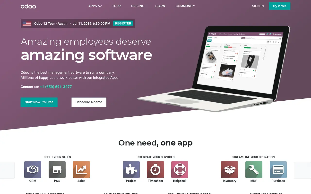 odoo.com in 2019