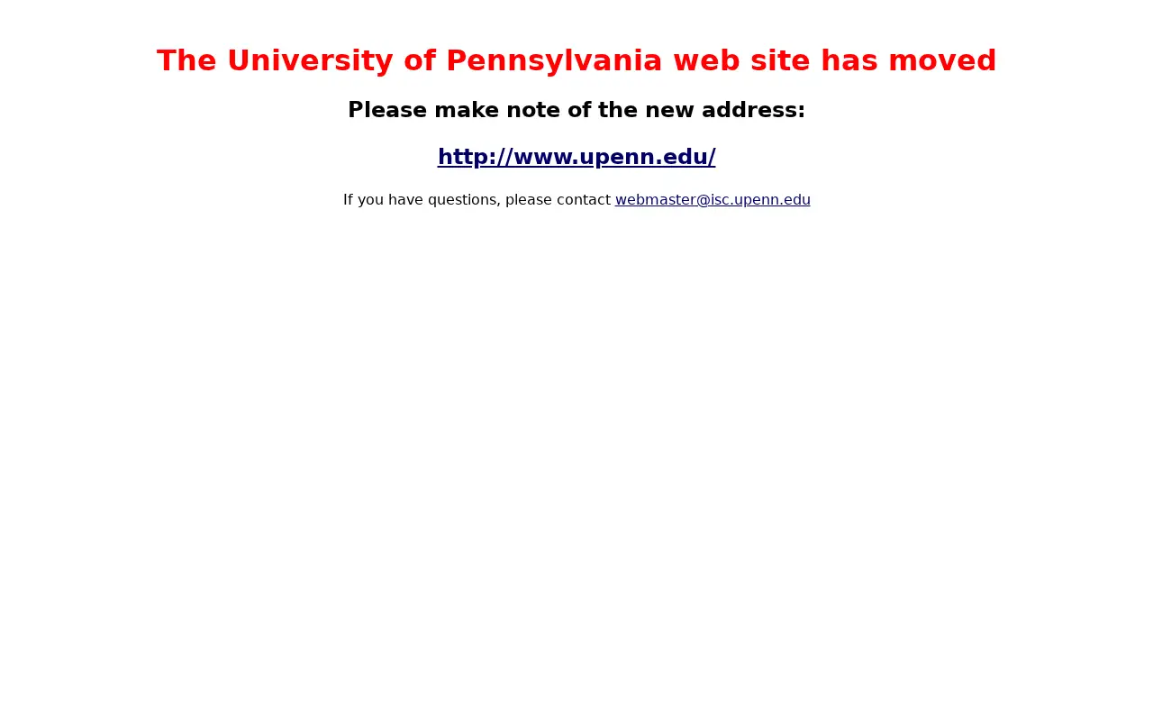 upenn.edu in 1999