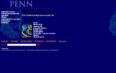 upenn.edu in 2000