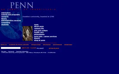 upenn.edu in 2001