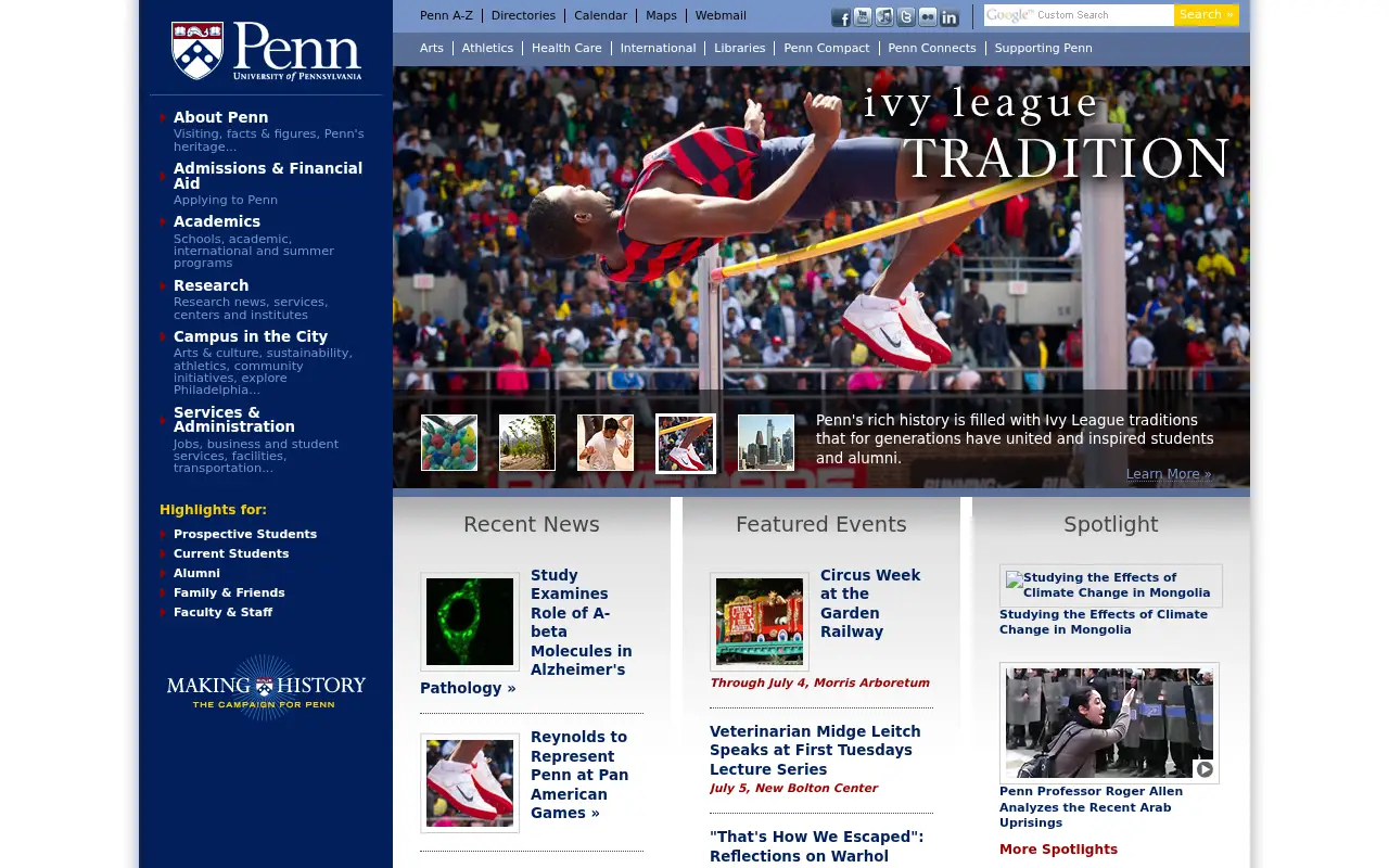 upenn.edu in 2011