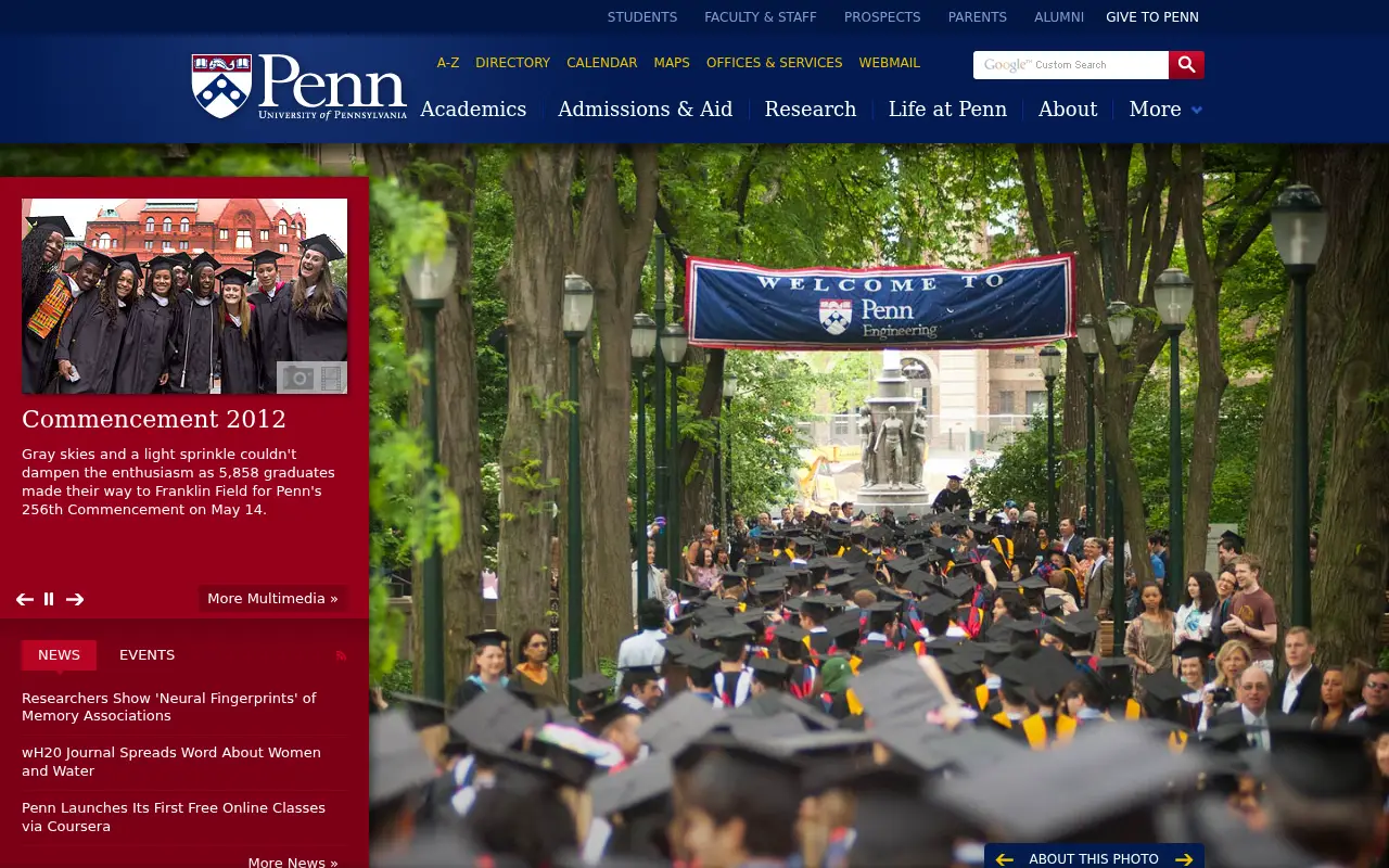 upenn.edu in 2012