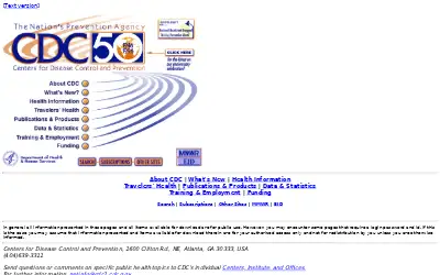 cdc.gov in 1996