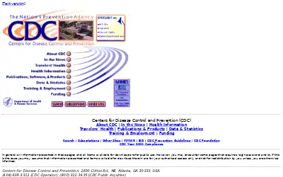 cdc.gov in 1999