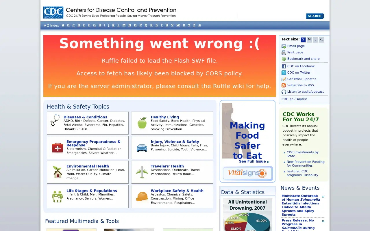 cdc.gov in 2011