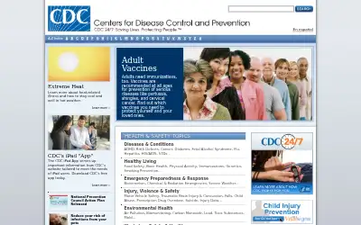 cdc.gov in 2012