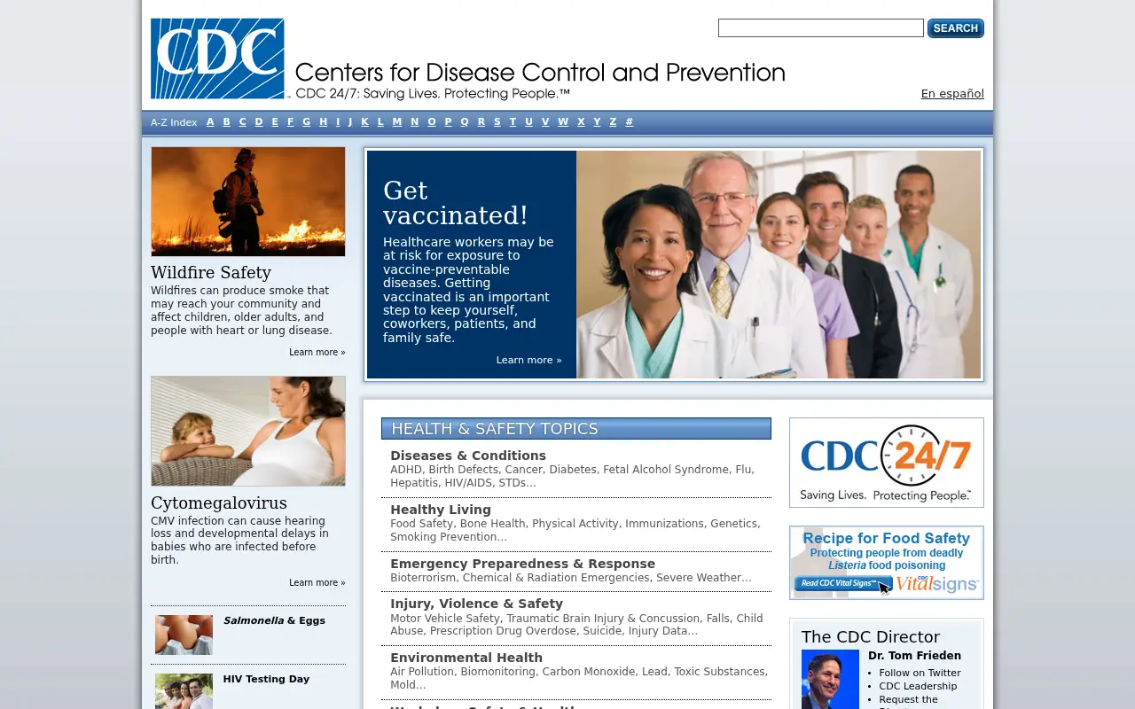 cdc.gov in 2013