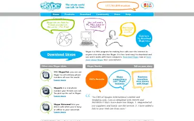 skype.com in 2005