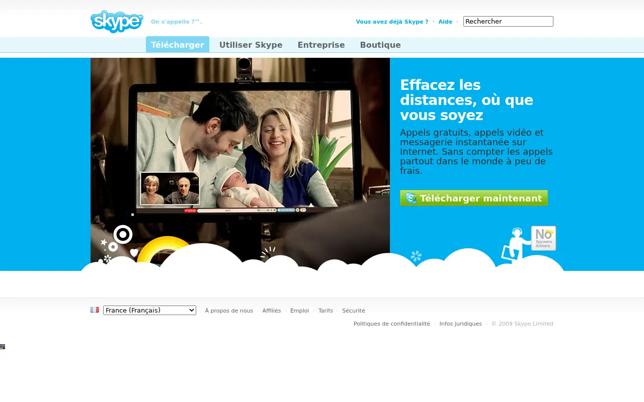 skype.com in 2009