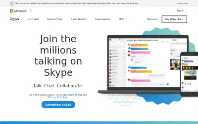 skype.com in 2018
