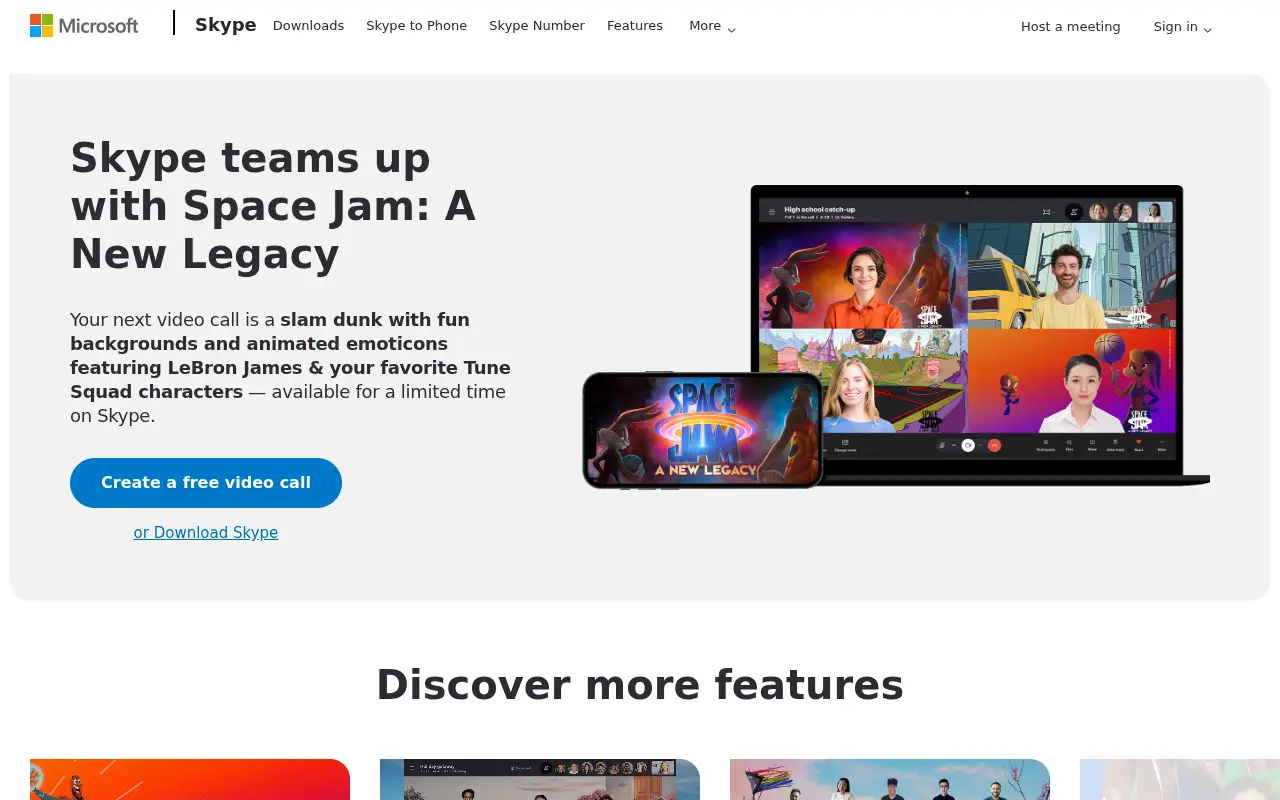 skype.com in 2021