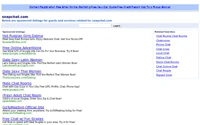 snapchat.com in 2004