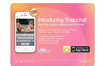 snapchat.com in 2012