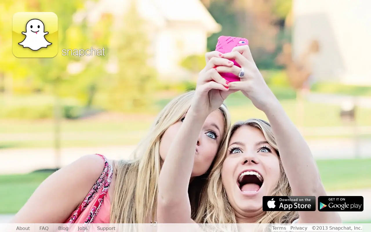 snapchat.com in 2013