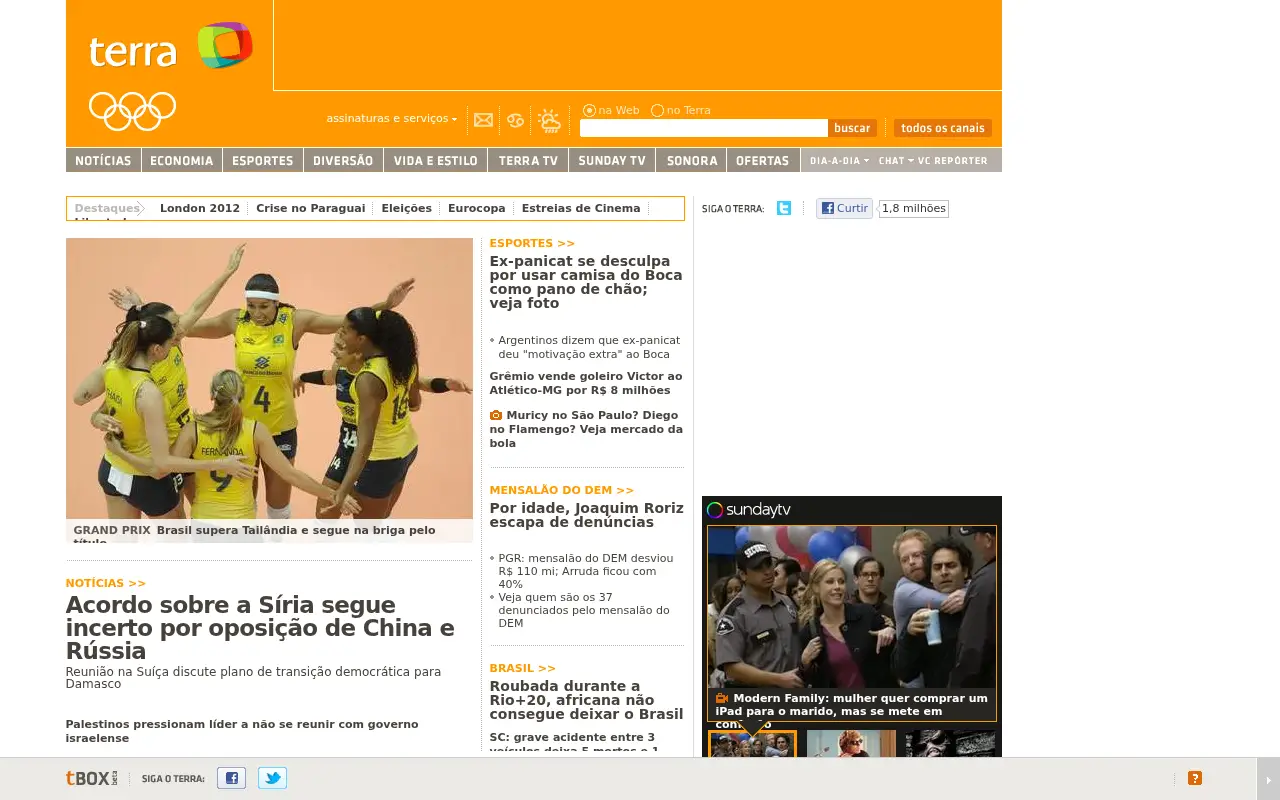 terra.com.br in 2012