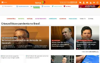 terra.com.br in 2020
