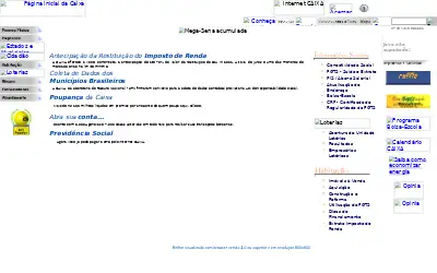 caixa.gov.br in 2001