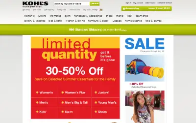 kohls.com in 2010