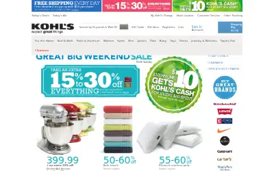 kohls.com in 2013