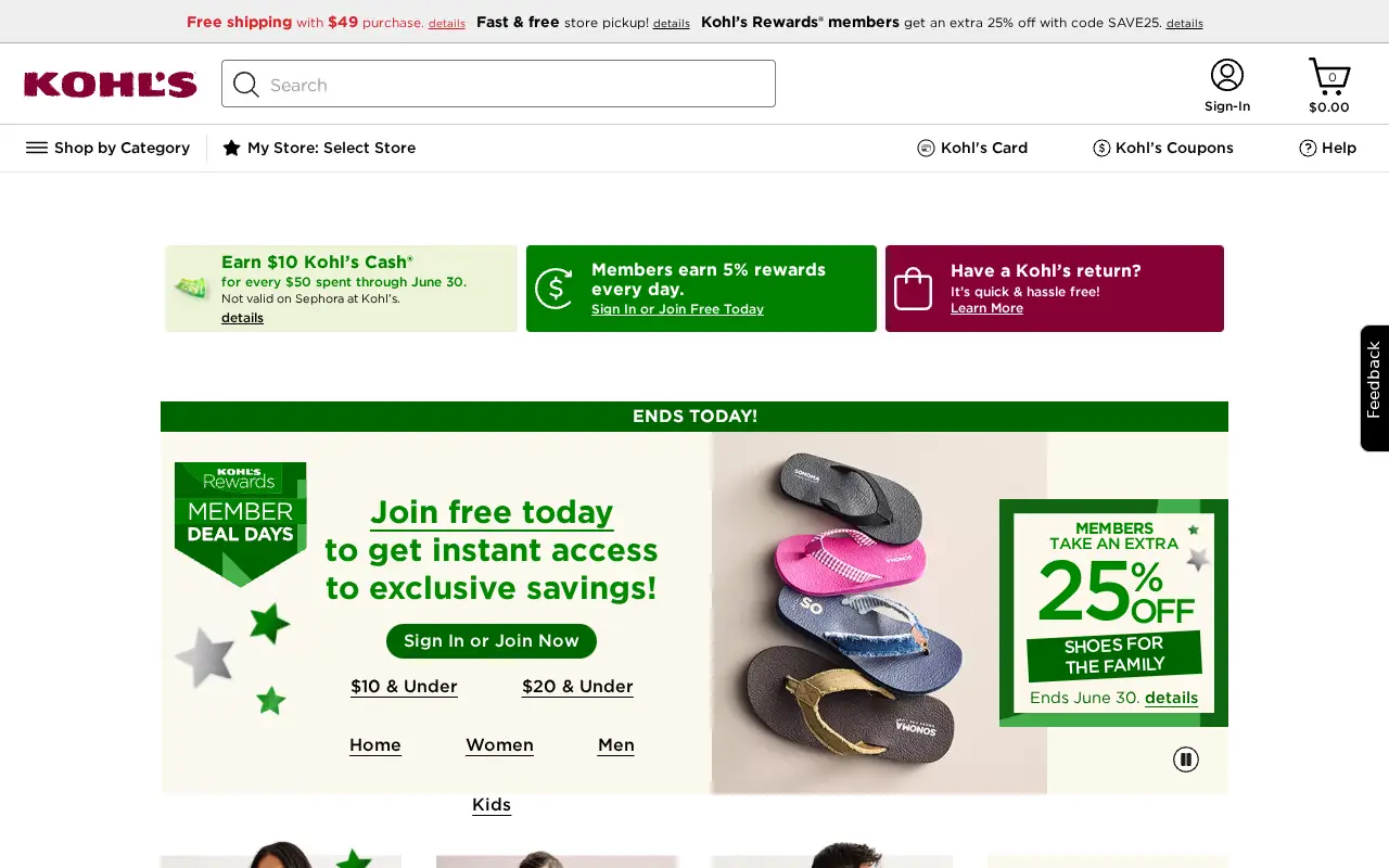 kohls.com in 2024