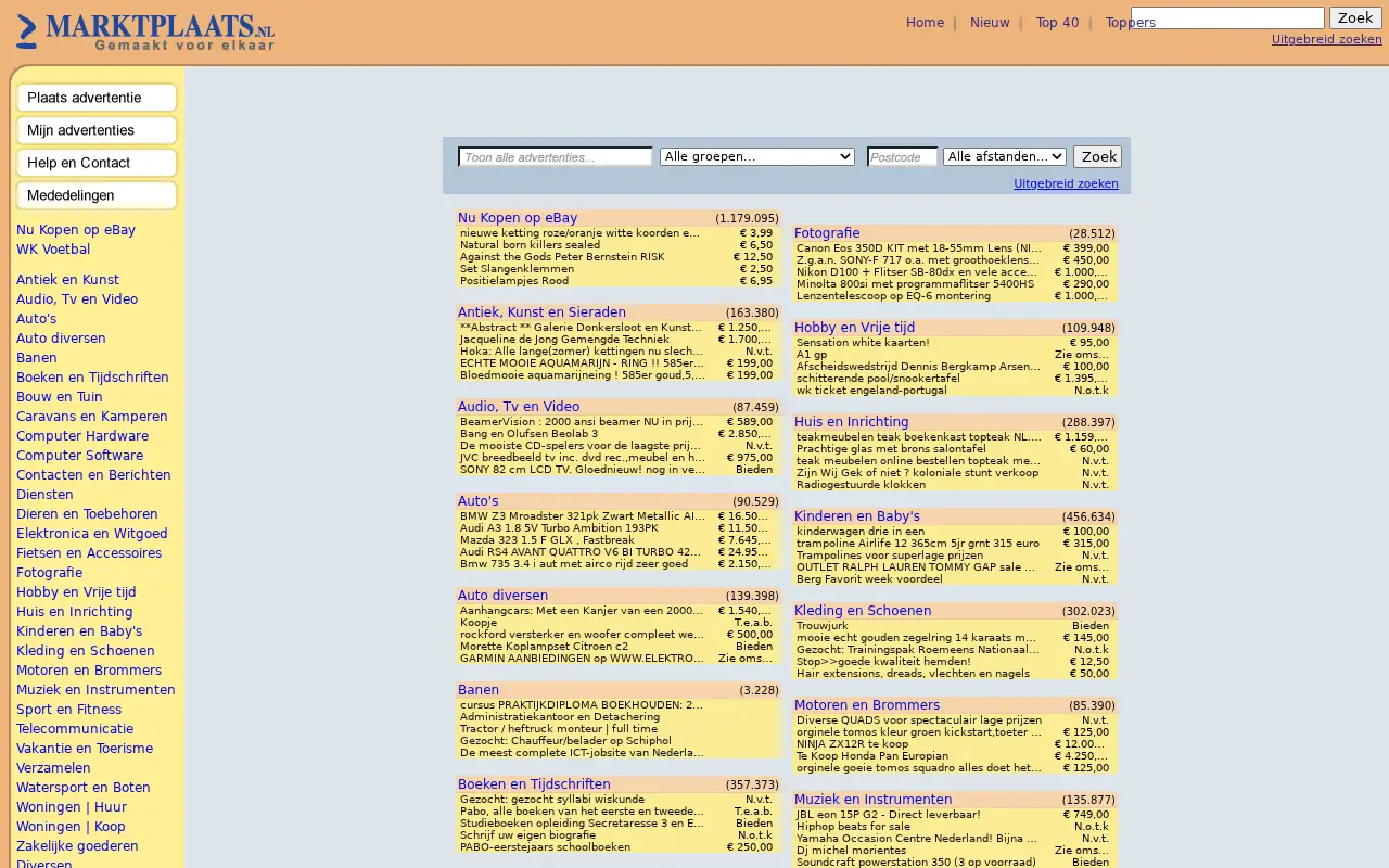 marktplaats.nl in 2006