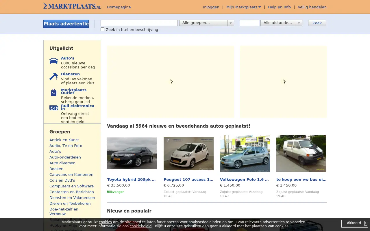 marktplaats.nl in 2014