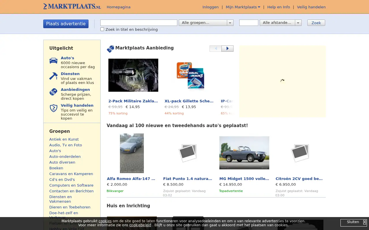 marktplaats.nl in 2015