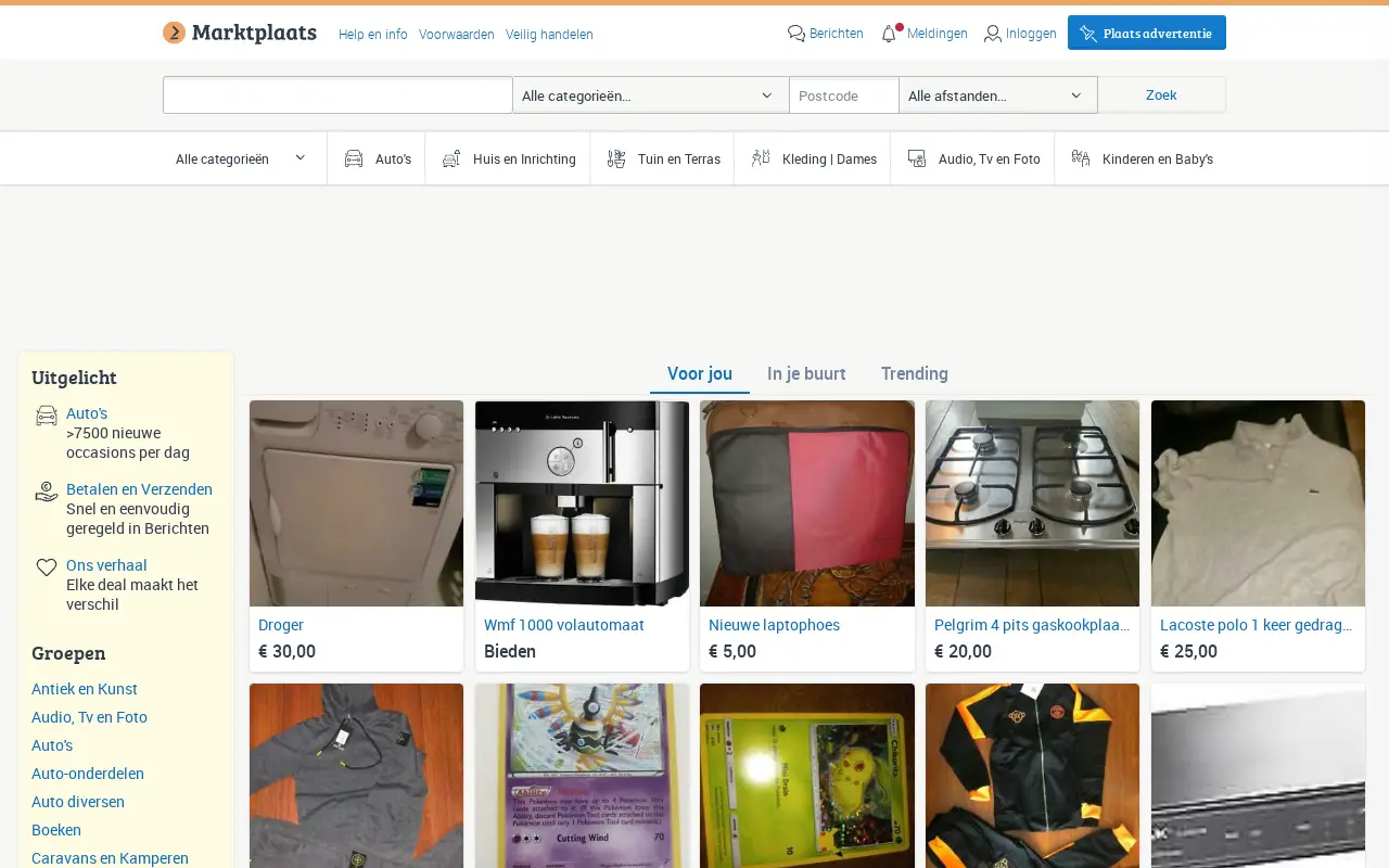 marktplaats.nl in 2021