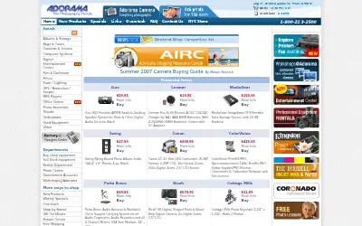 adorama.com in 2007
