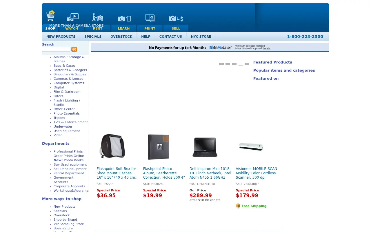 adorama.com in 2011