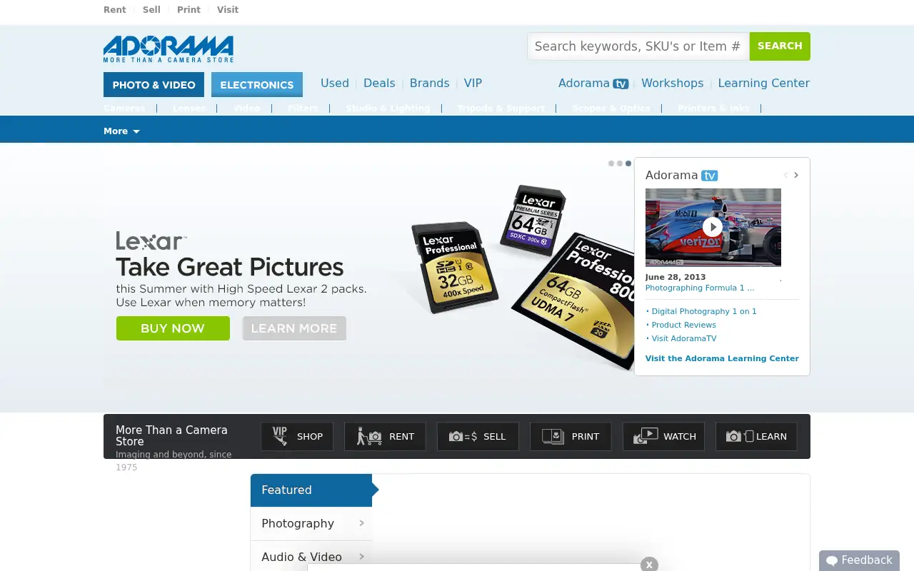 adorama.com in 2013