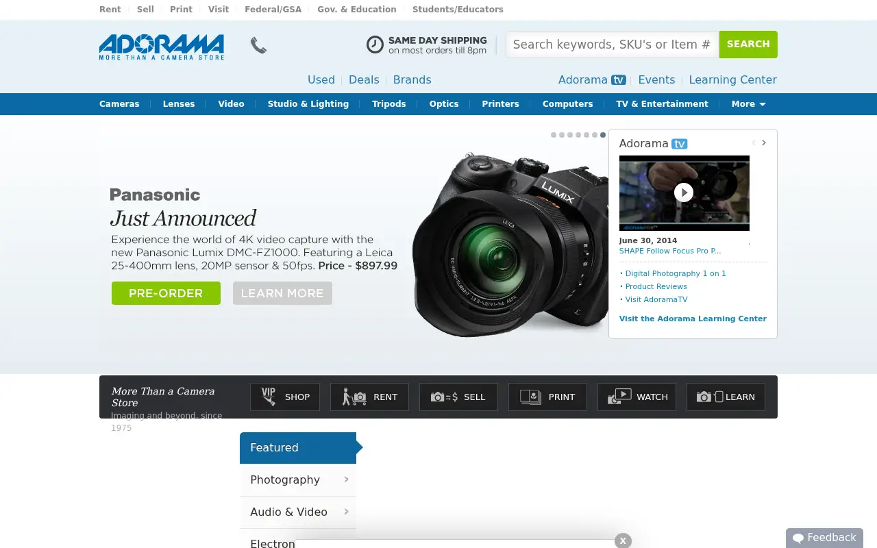 adorama.com in 2014
