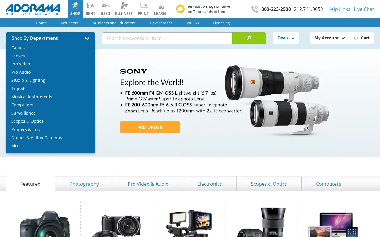 adorama.com in 2019