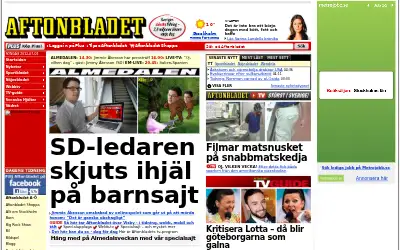 aftonbladet.se in 2012