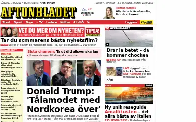aftonbladet.se in 2017