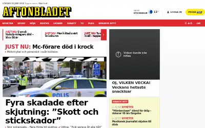 aftonbladet.se in 2018