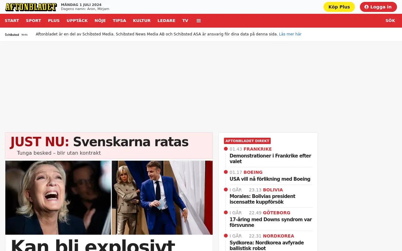 aftonbladet.se in 2024