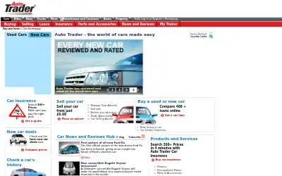 autotrader.co.uk in 2008