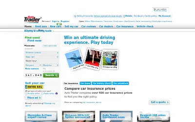 autotrader.co.uk in 2012