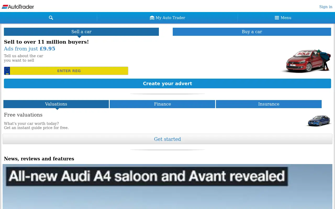 autotrader.co.uk in 2015