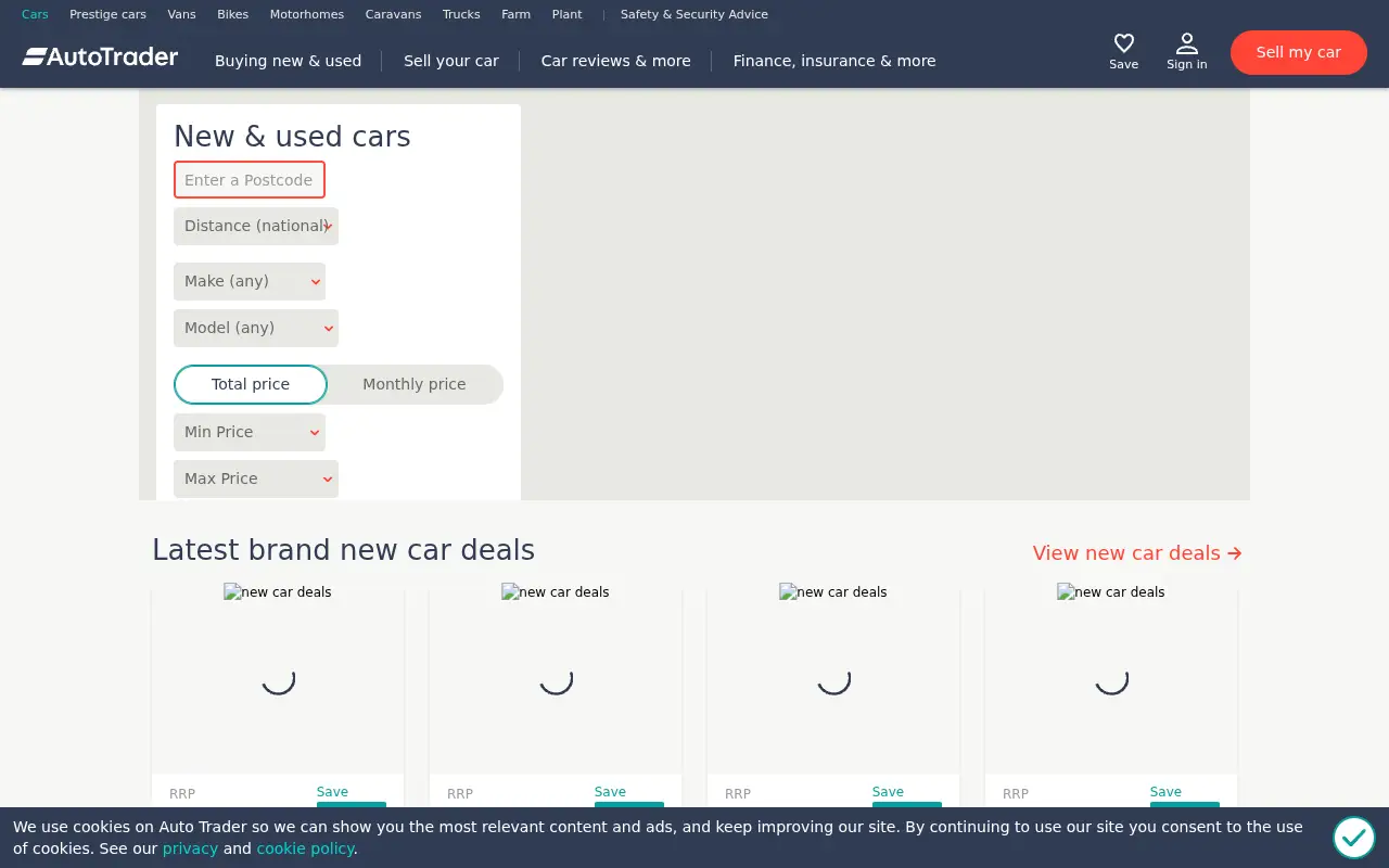 autotrader.co.uk in 2019
