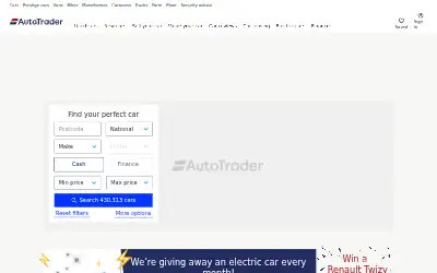 autotrader.co.uk in 2021