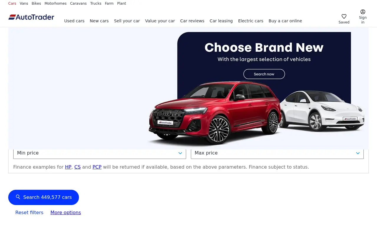 autotrader.co.uk in 2024
