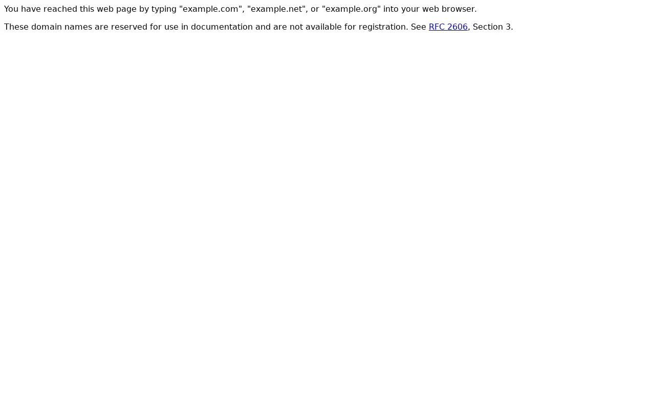 example.com in 2006
