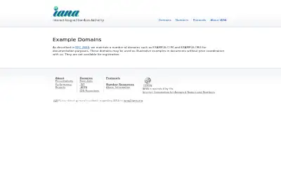 example.com in 2011