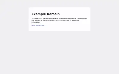 example.com in 2020