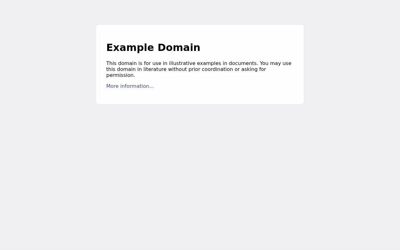 example.com in 2024