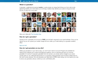 gravatar.com in 2009